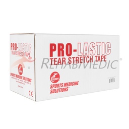 [CR283006] PRO-LASTIC TEAR STRETCH TAPE CRAMER zelfklevende elastische tape (Wit, 7,5 cm, 16 eenheden)