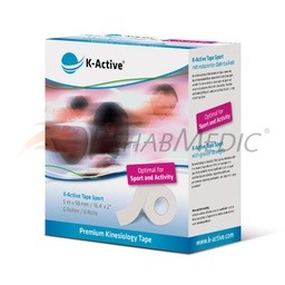 [KT67006WH] K-ACTIVE SPORT 5cmx5m RD (6) (Blanco)