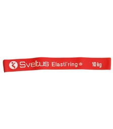 [SV0154] Κυκλική ελαστική υφασμάτινη ταινία ELASTI'RING SVELTUS (το κόκκινο, 4 εκ, 10Kg)