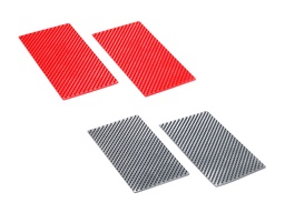 [LP9744] AKU MAT pour l'acupression plantaire (Rouge, Moitié)