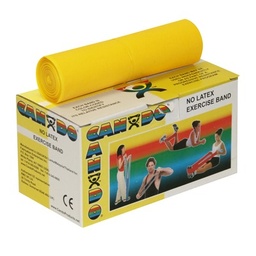 [CND105611] Fascia elastica 5,5 m CANDO (Giallo, Extra morbido)