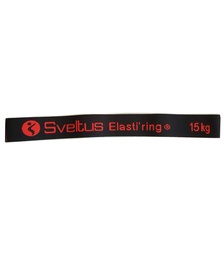 [SV0155] Κυκλική ελαστική υφασμάτινη ταινία ELASTI'RING SVELTUS (Μαύρος, 4 εκ, 15Kg)