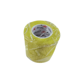 [RMV0212YL24] Elastická súdržná bandáž KOHESIVE TAPE REHABMEDIC (TÍMOVÉ BALENIE) (žltá, 5 cm, 24 jednotiek)