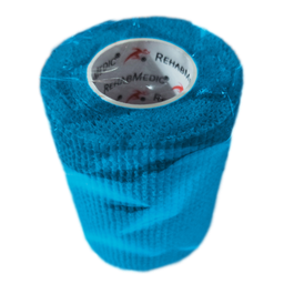 [RMV0213BL16] Elastisch samenhangend verband COHESIVE TAPE REHABMEDIC (TEAM PACK) (Blauw, 7,5 cm, 16 eenheden)