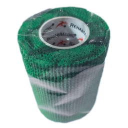 [RMV0213DG16] Bandagem Elástica Coesiva COHESIVE TAPE REHABMEDIC (TEAM PACK) (Verde Escuro, 7,5 cm, 16 unidades)