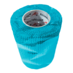 [RMV0213LB16] Elastická soudržná bandáž COHESIVE TAPE REHABMEDIC (TEAM BALENÍ) (Modrá obloha, 7,5 cm, 16 jednotek)