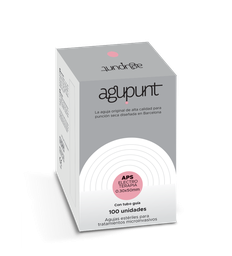 [A1020ET] APS Electrotherapy Needles with Guide (100) AGUPUNT (Rosa, 50mm, 0,30mm)