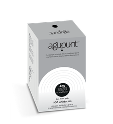 [A1022ET] Agujas APS Electroterapia con Guía (100) AGUPUNT (Black, 75mm, 0.30mm)