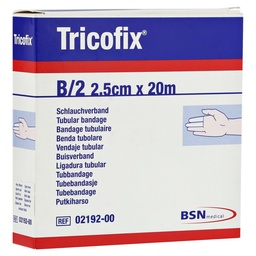 [02192-00] TRICOFIX BSN expandable tubular cotton bandage (B, 2,7cm, 20m)