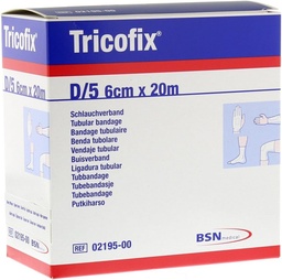 [02195-00] TRICOFIX BSN expandable tubular cotton bandage (D, 6,2cm, 20m)