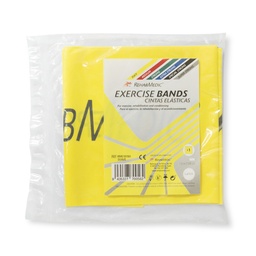 [RME101501] Cinta Elástica Individual 1,5m EXERCISE BAND REHABMEDIC (Amarillo, Extra Suave)
