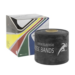 [RME145705] Bandas Elásticas EXERCISE BAND 45,7m REHABMEDIC (Negro, Fuerte Especial)
