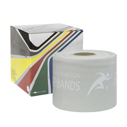 [RME145706] Bandas Elásticas EXERCISE BAND 45,7m REHABMEDIC (Plata, Super Fuerte)
