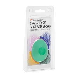 [RME162013] Œufs d'exercice pour les mains EXERCISE HAND EGG REHABMEDIC (Vert, Moitié)