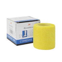 [RMV0112YL] NASTRO COESIVO COLORI RETAIL (1) (Giallo, 5 cm)