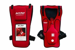[RMZ10574] Γιλέκο προπόνησης ελιγμών ACT+FAST Heimlich (το κόκκινο, Adulto)