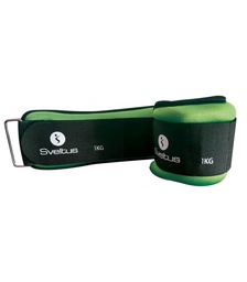 [SV0942] Neoprenová závaží SVELTUS (Kiwi zelené, 10 cm, 22cm, 2,5 cm, 1 kg)