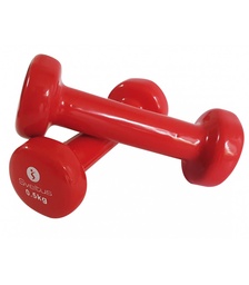 [SV1180] Epoxidové činky SVELTUS (Červená, 13 cm, 0,5 kg)