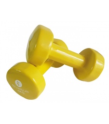 [SV1184] Epoxidové činky SVELTUS (Žlutá, 19 cm, 4 kg)