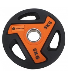 [SV3811] Disque olympique en caoutchouc SVELTUS (3 cm, 28 cm, 5Kg)
