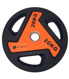 [SV3813] Gumový olympijský kotouč SVELTUS (5 cm, 39,7 cm, 20 kg)