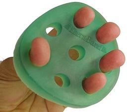 [TB11965] HAND XTRAINER Instrument de exercițiu pentru mâini THERA-BAND (Verde, Puternic)