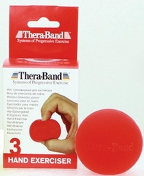 [TB12289] Ballon à main THERA-BAND (Rouge, Moitié)