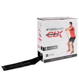 [TB12782] Boucles Consécutives élastiques CLX THERA-BAND 22m (Noir, Forteresse spéciale)