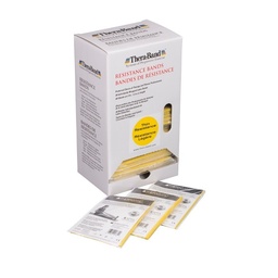 [TB20520] Dispenser 30 elastic bands 1.5m Thera-Band Dispenser (Yellow, Gentle)