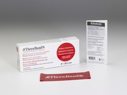 [TB20820] Faixas Elásticas THERA-BAND LOOP (Vermelho, 20,5cm, Metade)